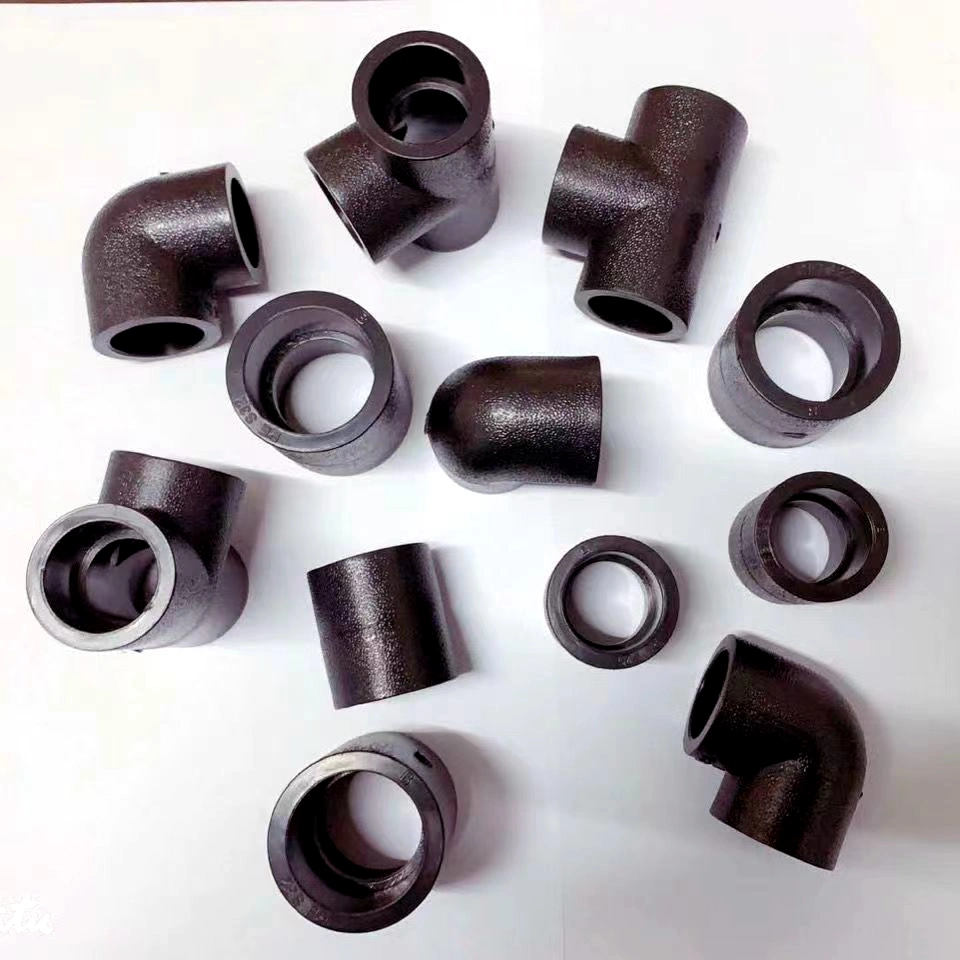 HDPE Pipe Fittings Tee Elbow Coupling Flange Cross Factory Produced