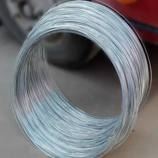 2,0 ~ 4,5 mm Innendurchmesser, verzinkter/verzinkter Balleneisendraht/verzinkter Bindeeisendraht für Voll