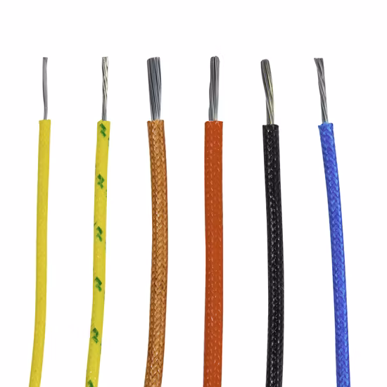UL3231 Silikonkautschuk-Fiberglas-geflochtener elektrischer Heizdraht
